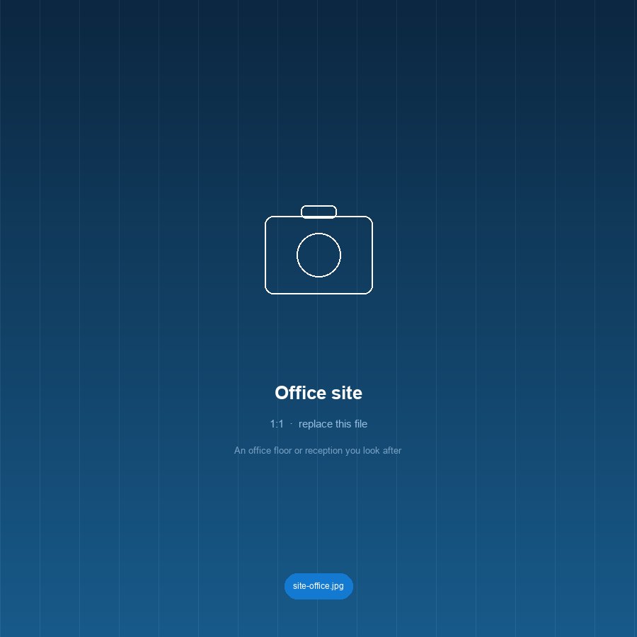 Commercial office floor maintained by Dapper